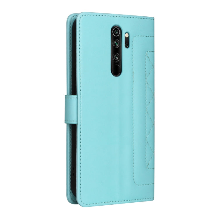 For Xiaomi Redmi Note 8 Pro Diamond Lattice Leather Flip Phone Case