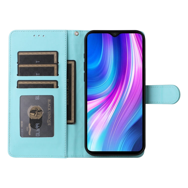 For Xiaomi Redmi Note 8 Pro Diamond Lattice Leather Flip Phone Case