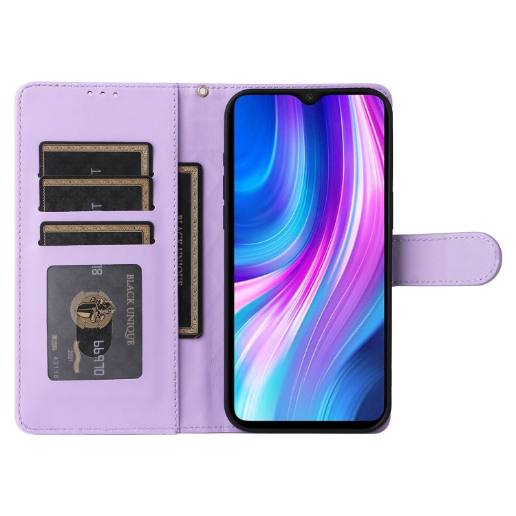 For Xiaomi Redmi Note 8 Pro Diamond Lattice Leather Flip Phone Case