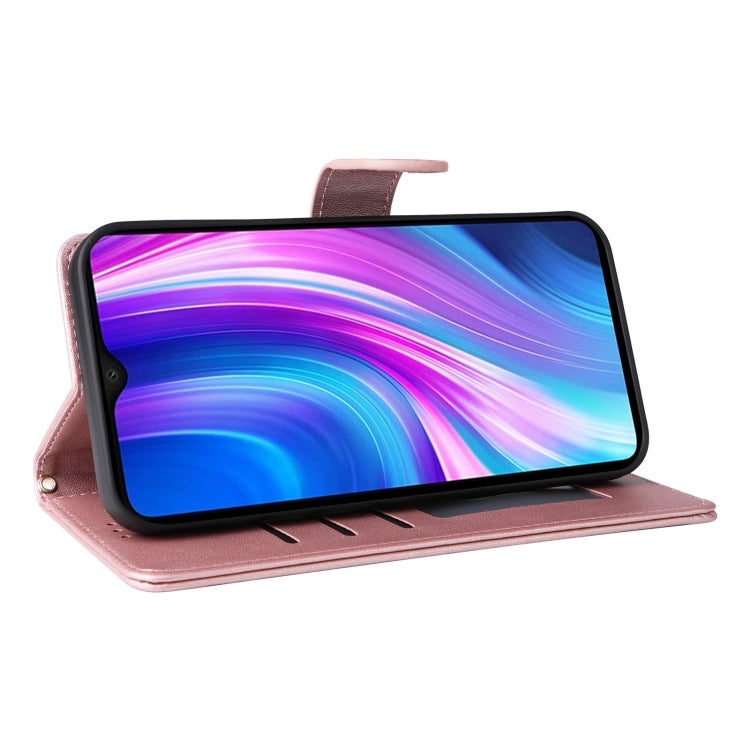 For Xiaomi Redmi Note 8 Pro Diamond Lattice Leather Flip Phone Case