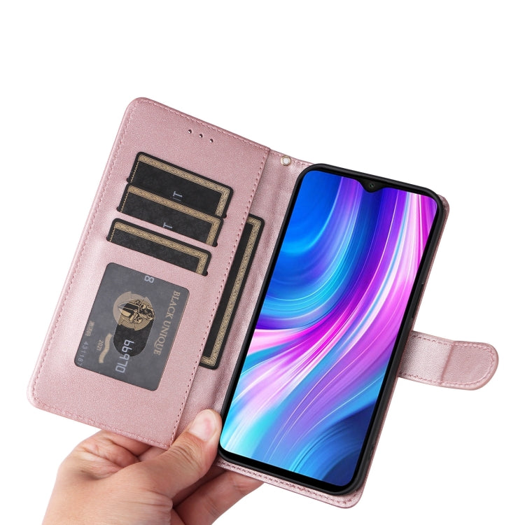 For Xiaomi Redmi Note 8 Pro Diamond Lattice Leather Flip Phone Case