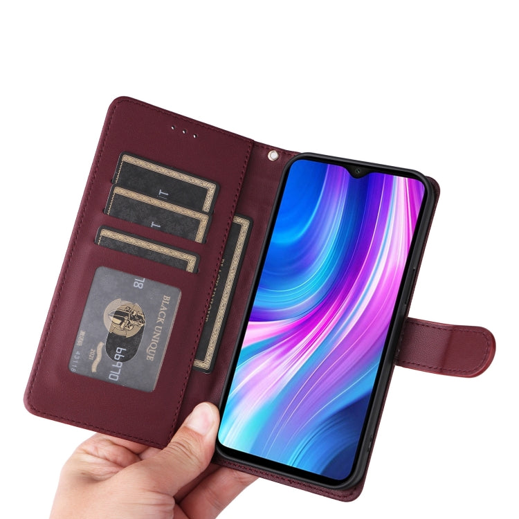 For Xiaomi Redmi Note 8 Pro Diamond Lattice Leather Flip Phone Case