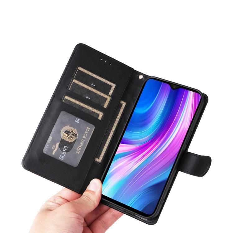 For Xiaomi Redmi Note 8 Pro Diamond Lattice Leather Flip Phone Case