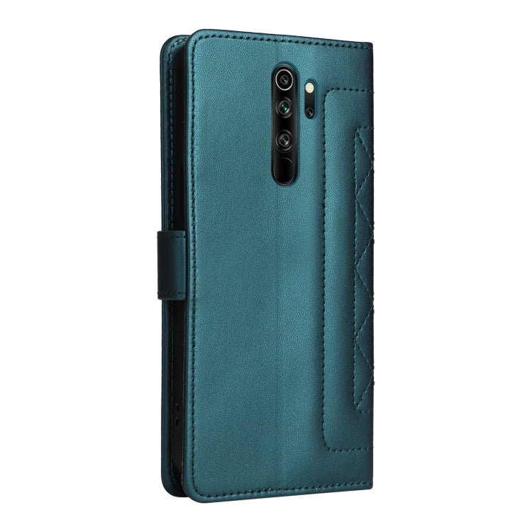 For Xiaomi Redmi Note 8 Pro Diamond Lattice Leather Flip Phone Case