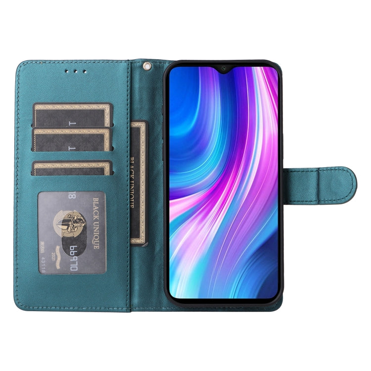 For Xiaomi Redmi Note 8 Pro Diamond Lattice Leather Flip Phone Case