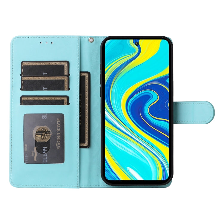 For Xiaomi Redmi Note 9s Diamond Lattice Leather Flip Phone Case
