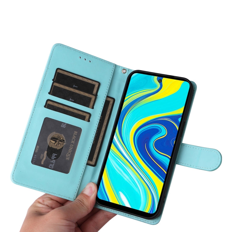 For Xiaomi Redmi Note 9s Diamond Lattice Leather Flip Phone Case