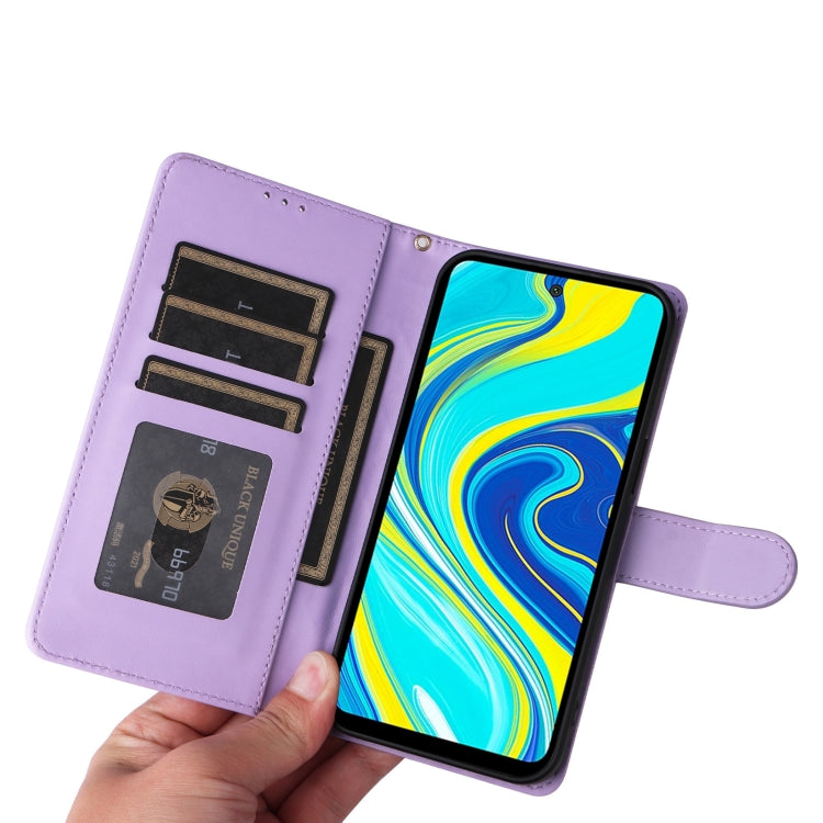 For Xiaomi Redmi Note 9s Diamond Lattice Leather Flip Phone Case