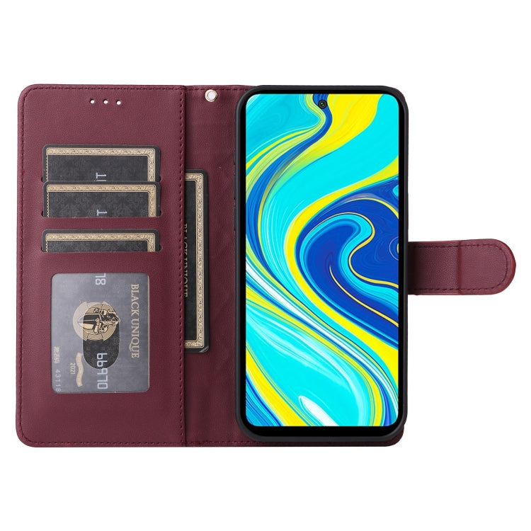 For Xiaomi Redmi Note 9s Diamond Lattice Leather Flip Phone Case