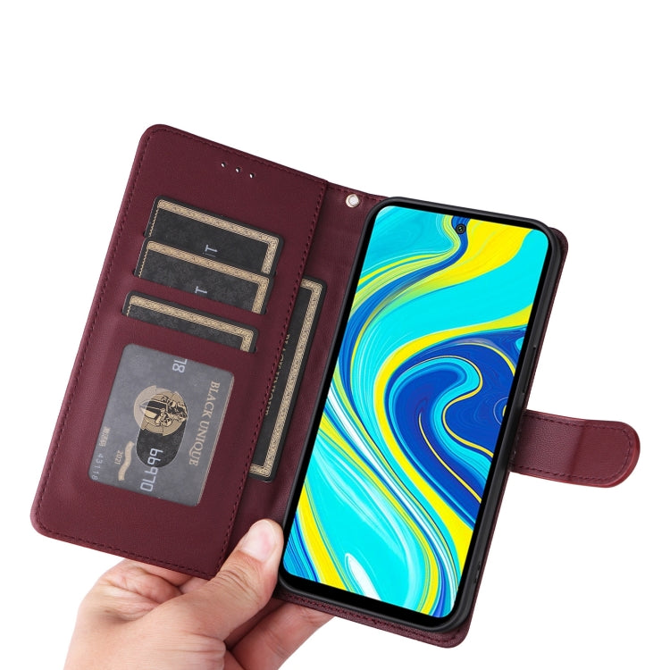 For Xiaomi Redmi Note 9s Diamond Lattice Leather Flip Phone Case