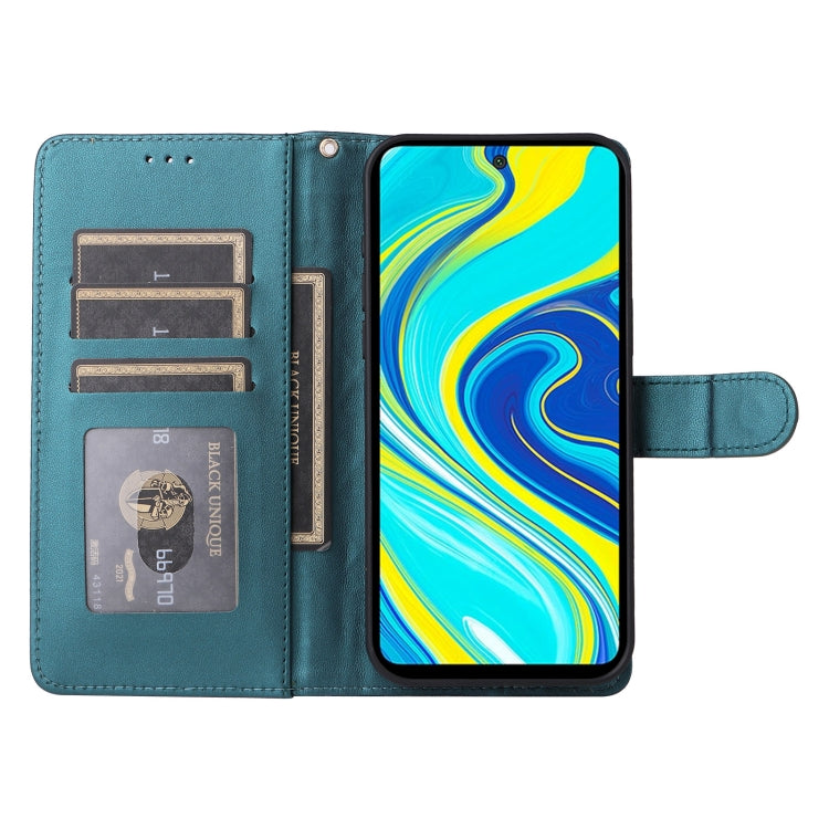 For Xiaomi Redmi Note 9s Diamond Lattice Leather Flip Phone Case