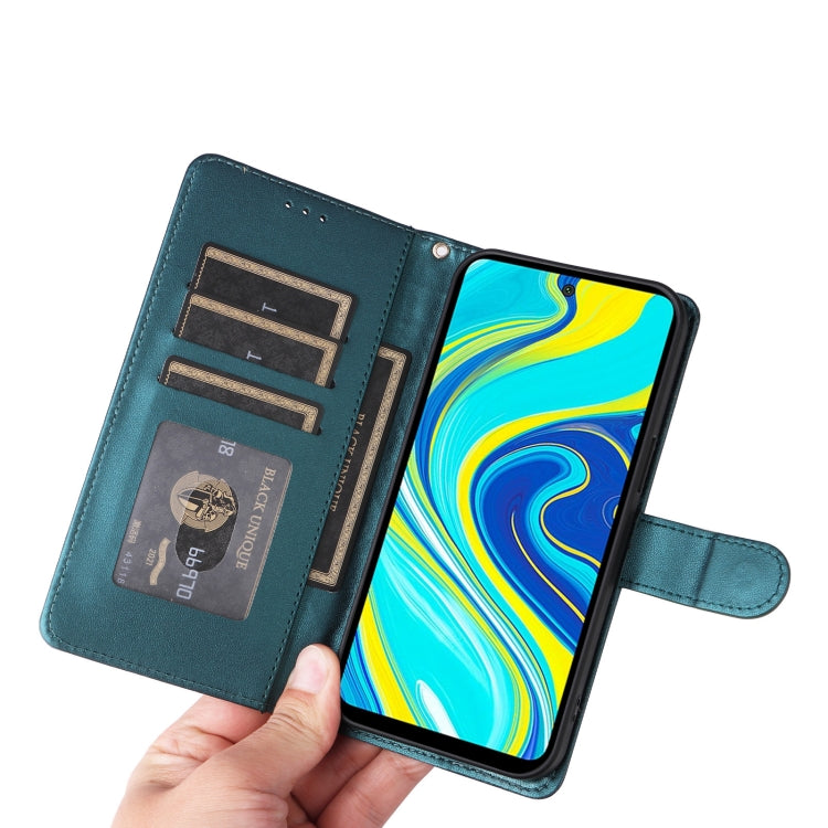 For Xiaomi Redmi Note 9s Diamond Lattice Leather Flip Phone Case