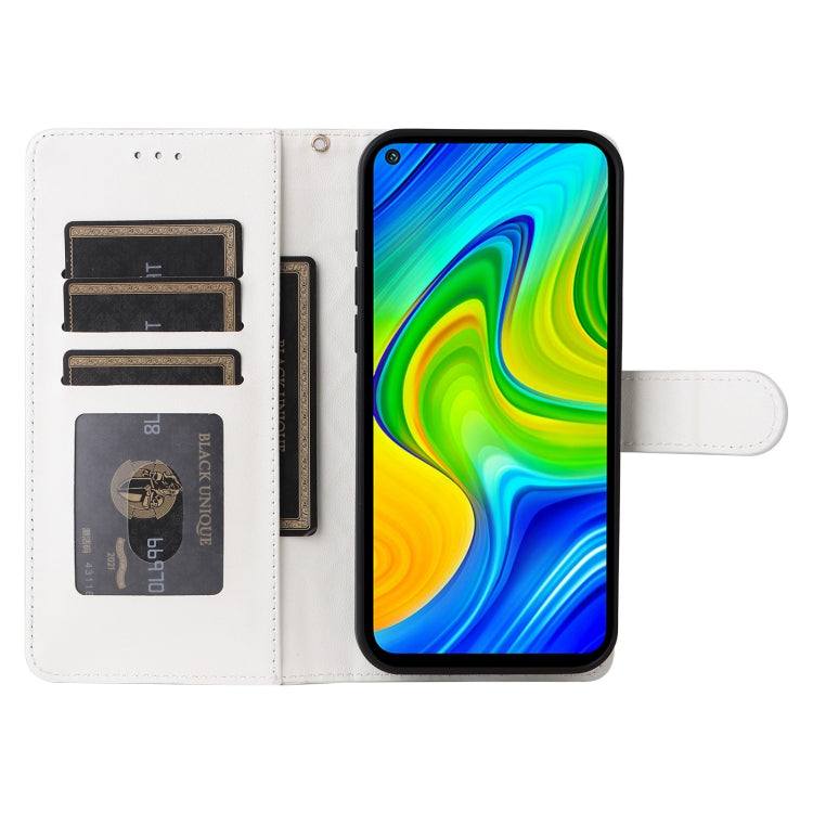 For Xiaomi Redmi Note 9 Diamond Lattice Leather Flip Phone Case