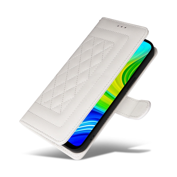 For Xiaomi Redmi Note 9 Diamond Lattice Leather Flip Phone Case