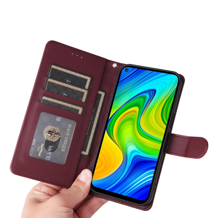 For Xiaomi Redmi Note 9 Diamond Lattice Leather Flip Phone Case