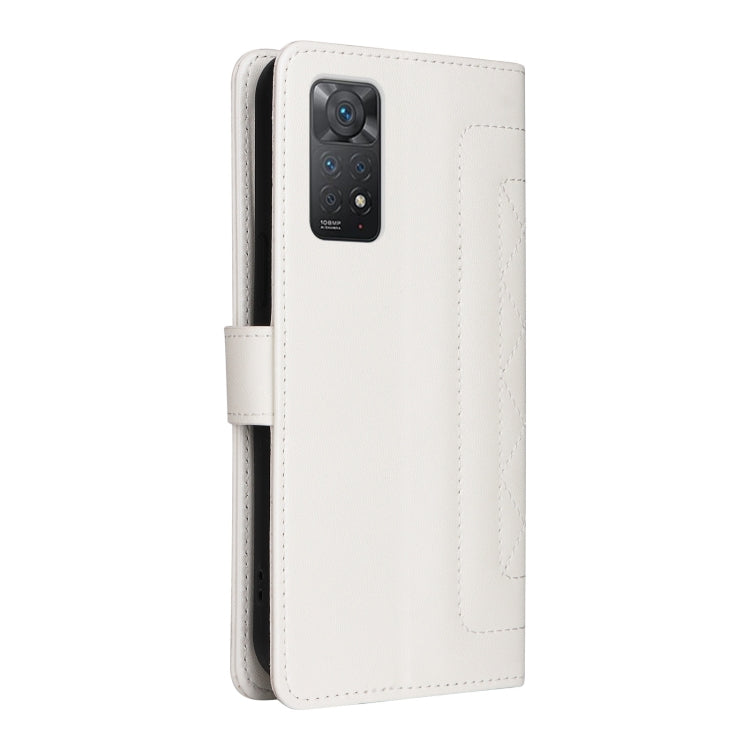 For Xiaomi Redmi Note 11 Pro Global Diamond Lattice Leather Flip Phone Case