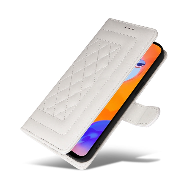 For Xiaomi Redmi Note 11 Pro Global Diamond Lattice Leather Flip Phone Case
