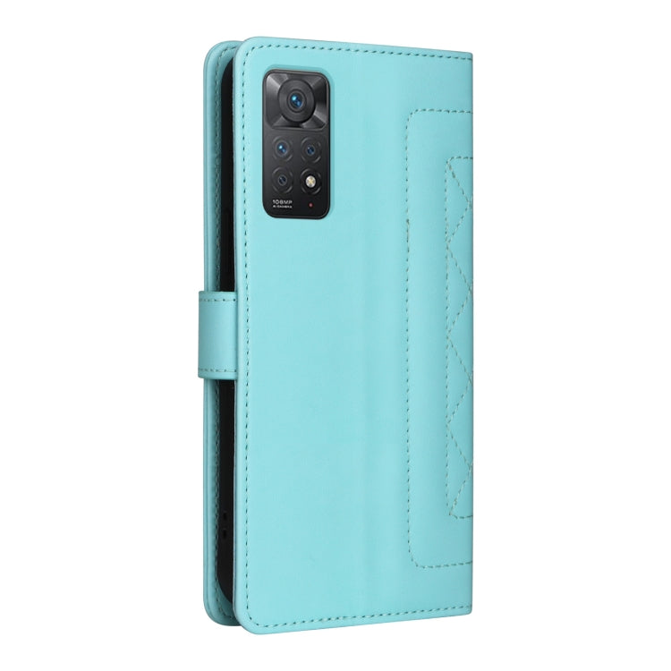For Xiaomi Redmi Note 11 Pro Global Diamond Lattice Leather Flip Phone Case