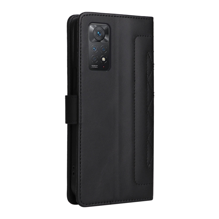 For Xiaomi Redmi Note 11 Pro Global Diamond Lattice Leather Flip Phone Case