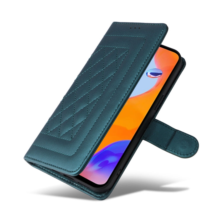 For Xiaomi Redmi Note 11 Pro Global Diamond Lattice Leather Flip Phone Case
