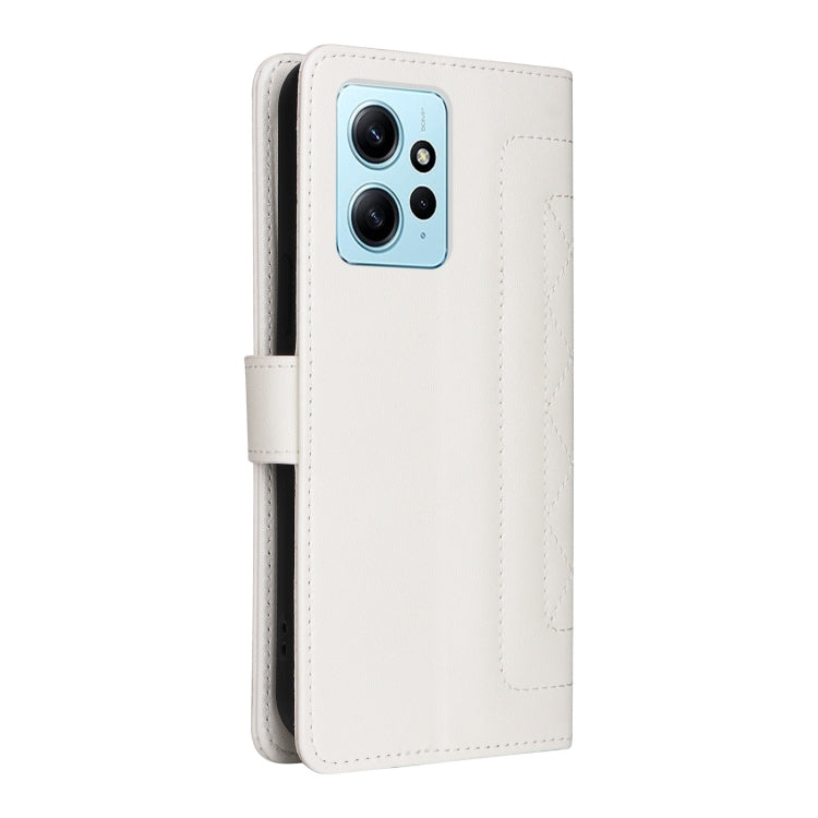 For Xiaomi Redmi Note 12 4G Diamond Lattice Leather Flip Phone Case