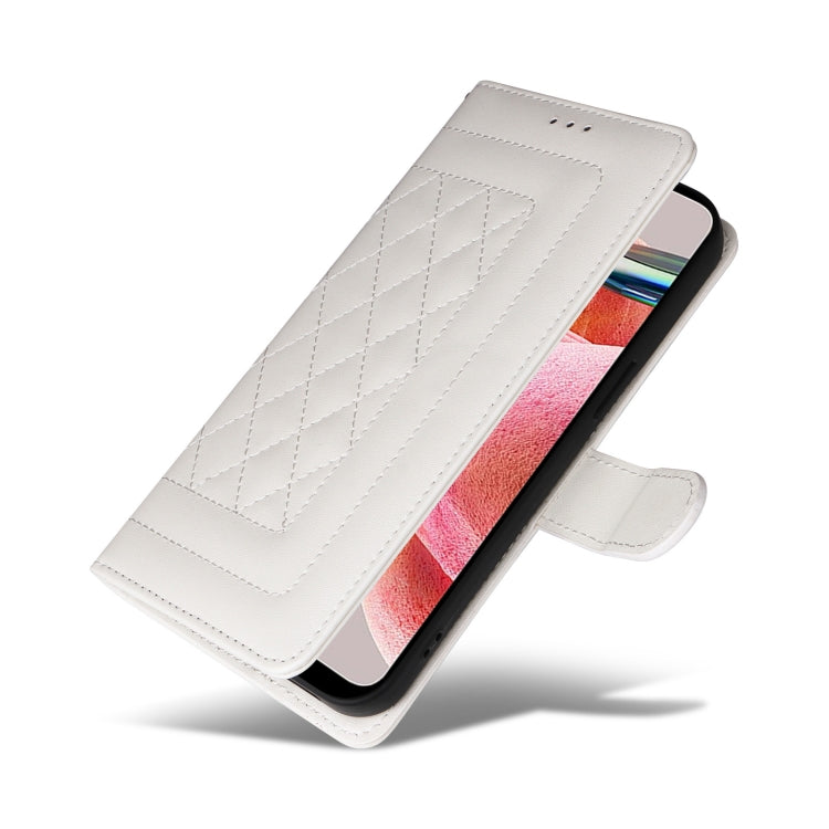 For Xiaomi Redmi Note 12 4G Diamond Lattice Leather Flip Phone Case