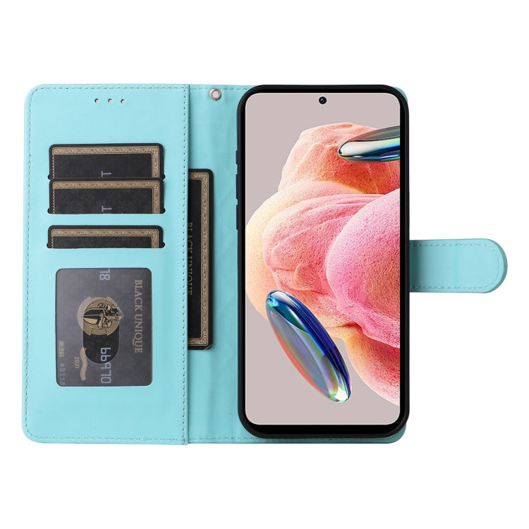 For Xiaomi Redmi Note 12 4G Diamond Lattice Leather Flip Phone Case