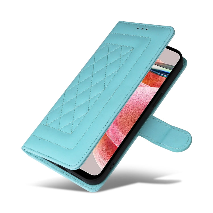 For Xiaomi Redmi Note 12 4G Diamond Lattice Leather Flip Phone Case