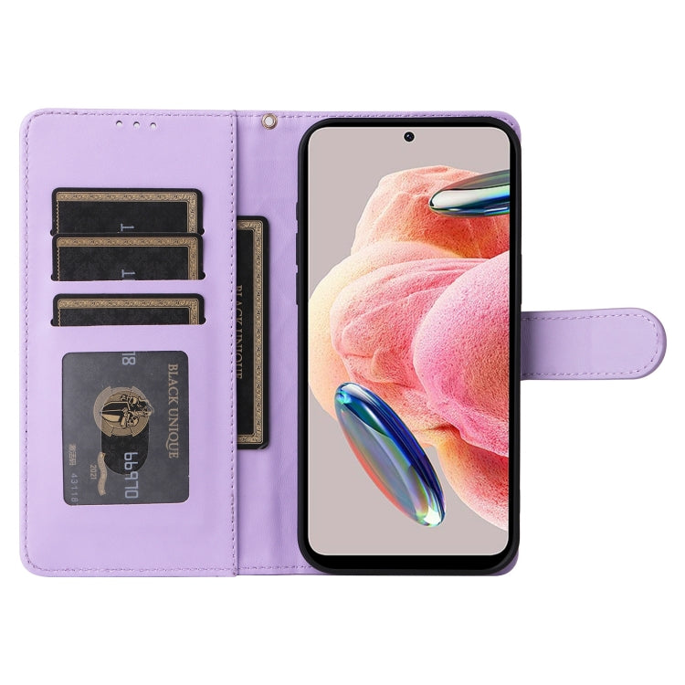 For Xiaomi Redmi Note 12 4G Diamond Lattice Leather Flip Phone Case