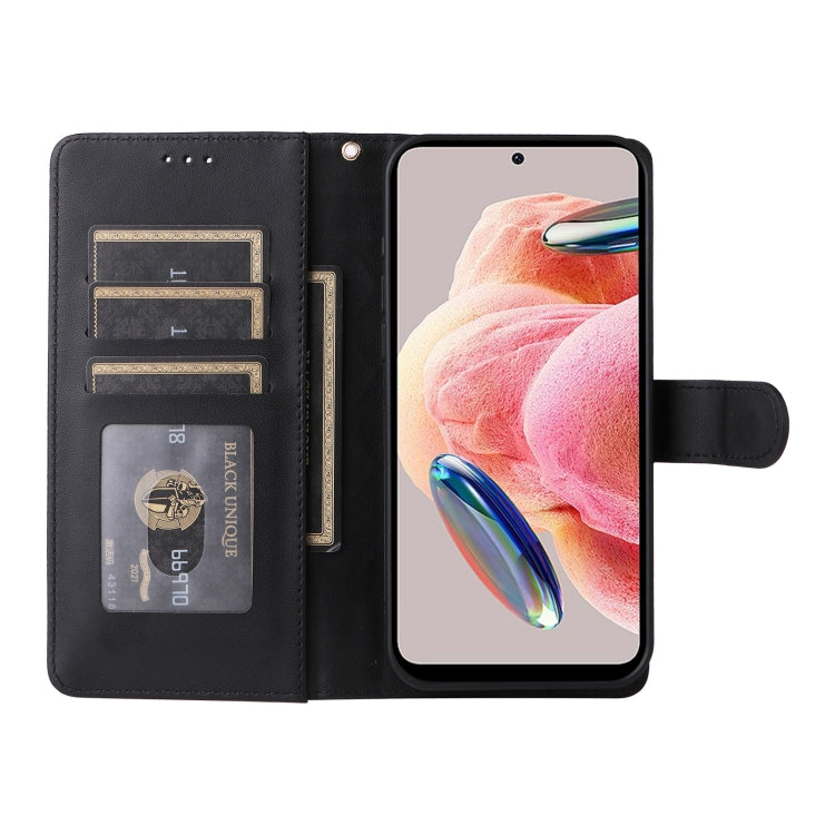 For Xiaomi Redmi Note 12 4G Diamond Lattice Leather Flip Phone Case
