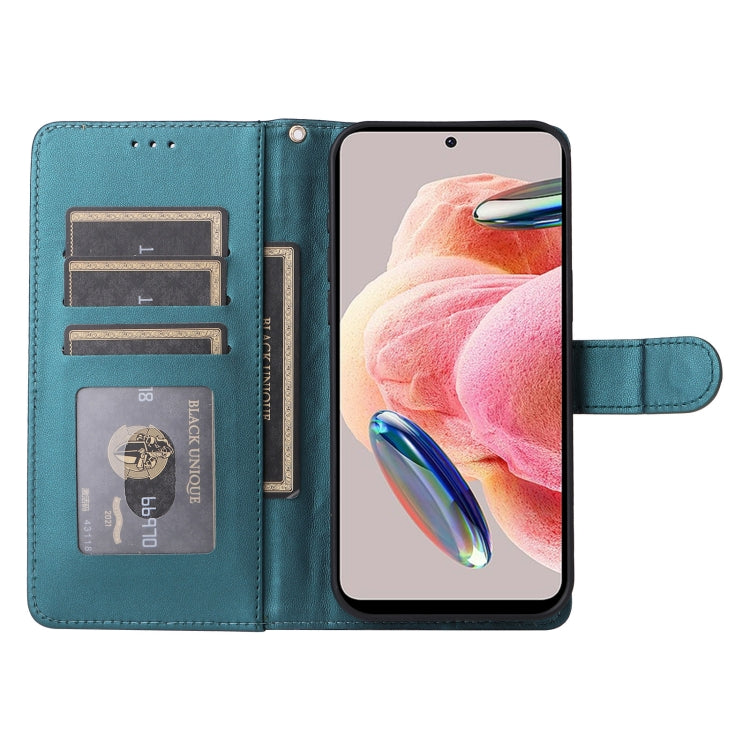 For Xiaomi Redmi Note 12 4G Diamond Lattice Leather Flip Phone Case