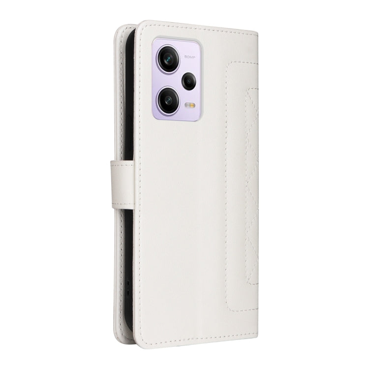 For Xiaomi Redmi Note 12 Pro 5G Diamond Lattice Leather Flip Phone Case