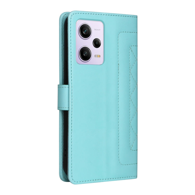 For Xiaomi Redmi Note 12 Pro 5G Diamond Lattice Leather Flip Phone Case