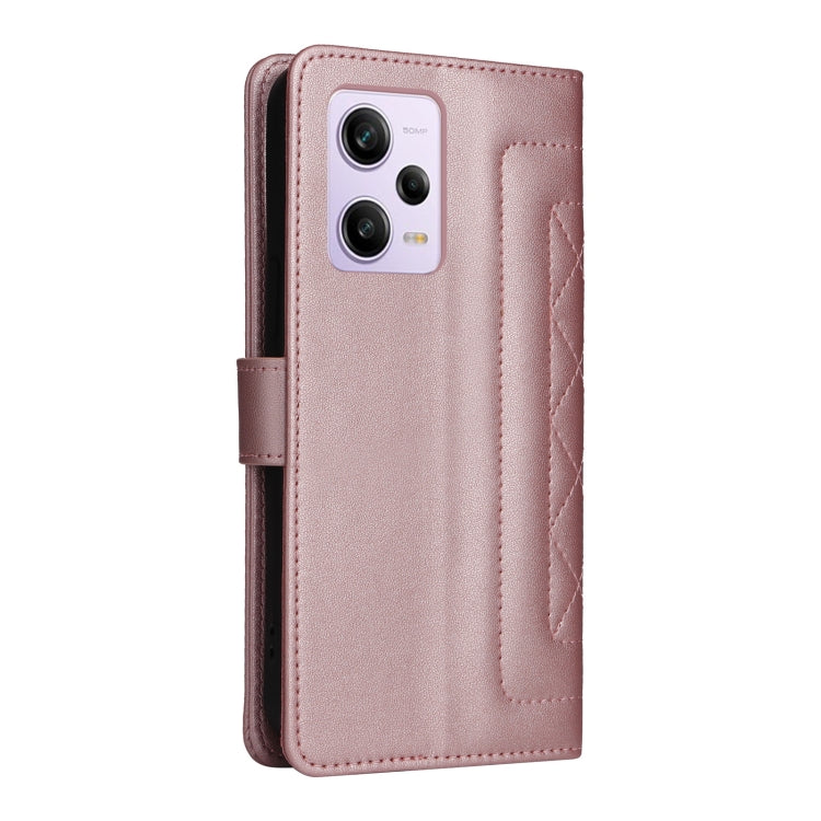 For Xiaomi Redmi Note 12 Pro 5G Diamond Lattice Leather Flip Phone Case