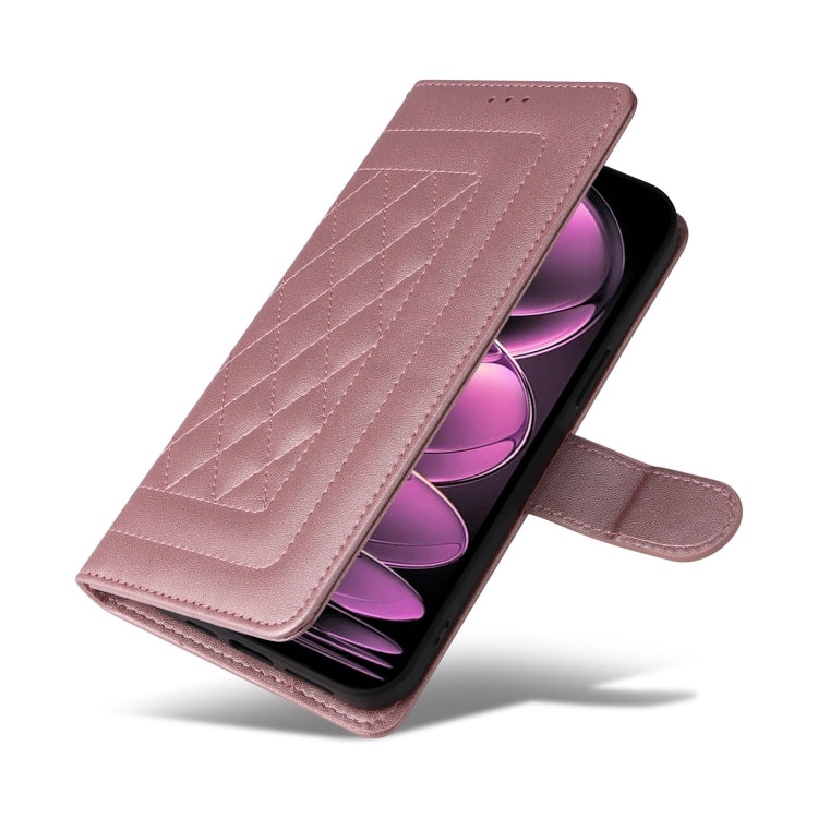 For Xiaomi Redmi Note 12 Pro 5G Diamond Lattice Leather Flip Phone Case