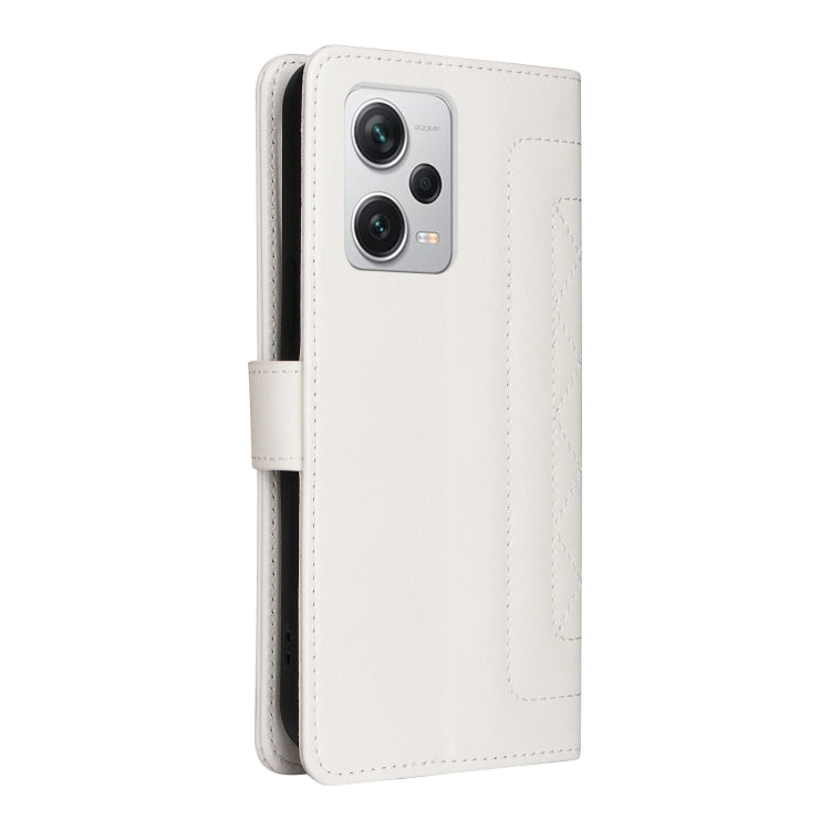 For Xiaomi Redmi Note 12 Pro+ Diamond Lattice Leather Flip Phone Case