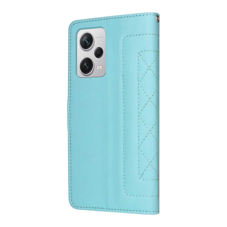 For Xiaomi Redmi Note 12 Pro+ Diamond Lattice Leather Flip Phone Case