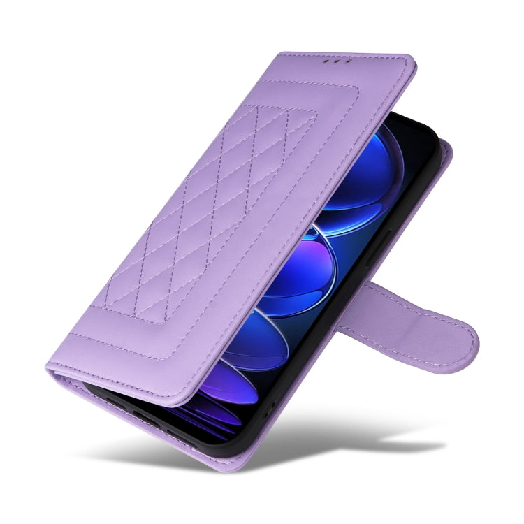 For Xiaomi Redmi Note 12 Pro+ Diamond Lattice Leather Flip Phone Case