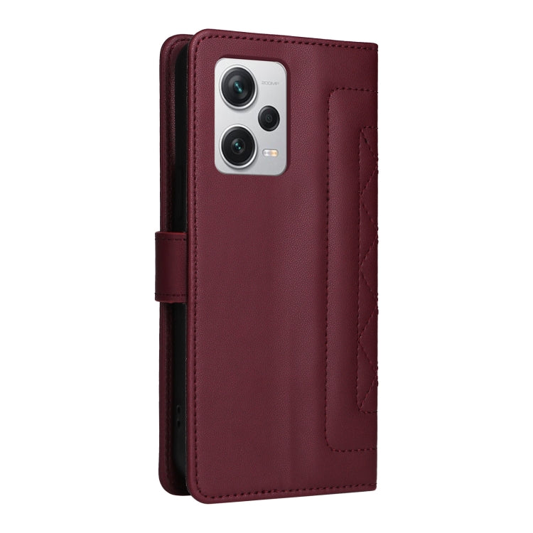 For Xiaomi Redmi Note 12 Pro+ Diamond Lattice Leather Flip Phone Case