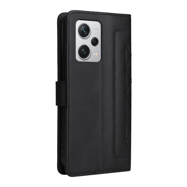 For Xiaomi Redmi Note 12 Pro+ Diamond Lattice Leather Flip Phone Case
