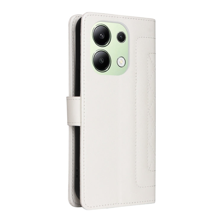 For Xiaomi Redmi Note 13 4G Diamond Lattice Leather Flip Phone Case