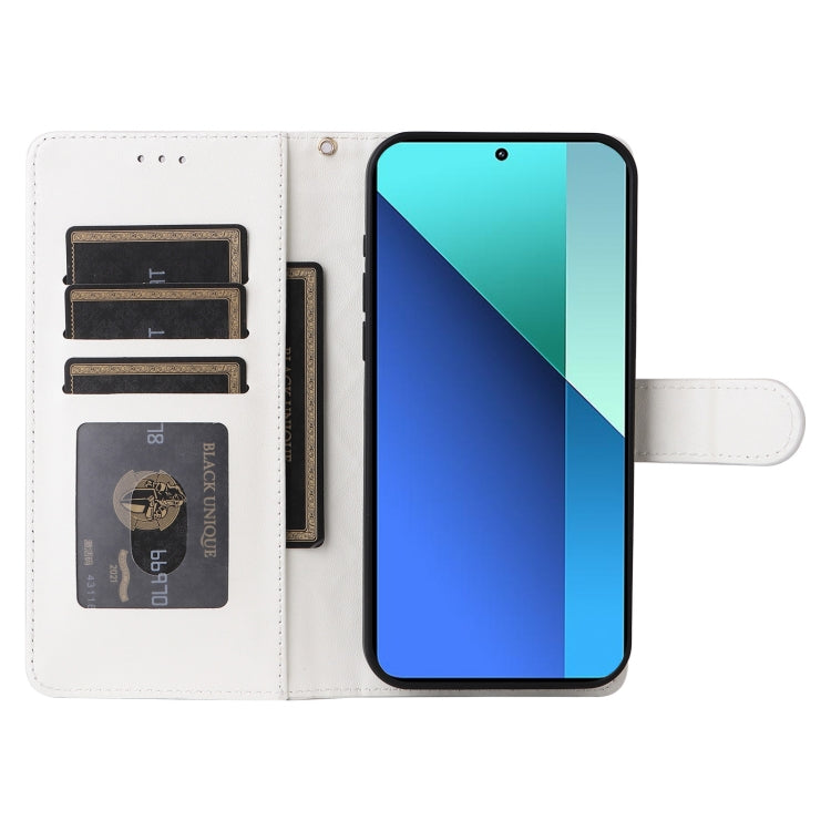 For Xiaomi Redmi Note 13 4G Diamond Lattice Leather Flip Phone Case