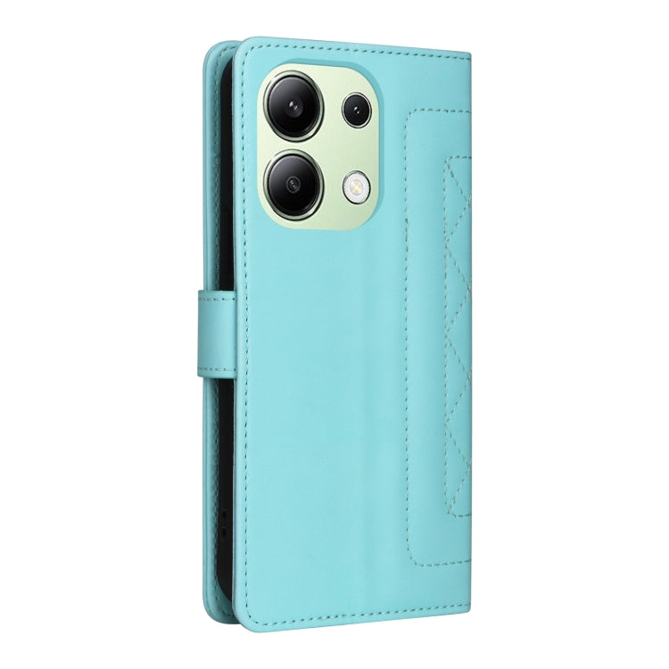 For Xiaomi Redmi Note 13 4G Diamond Lattice Leather Flip Phone Case