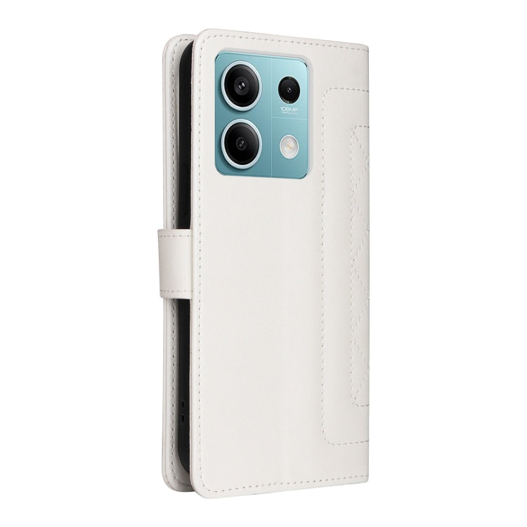 For Xiaomi Redmi Note 13 5G Diamond Lattice Leather Flip Phone Case