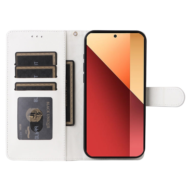 For Xiaomi Redmi Note 13 5G Diamond Lattice Leather Flip Phone Case