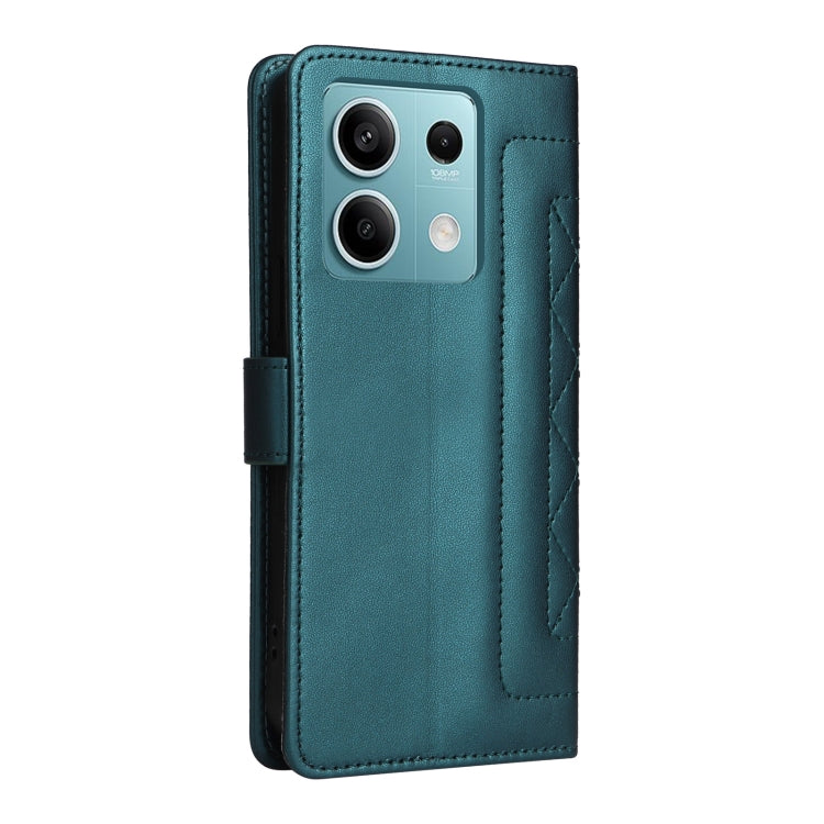 For Xiaomi Redmi Note 13 5G Diamond Lattice Leather Flip Phone Case