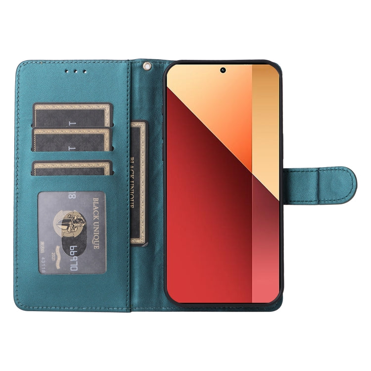 For Xiaomi Redmi Note 13 5G Diamond Lattice Leather Flip Phone Case