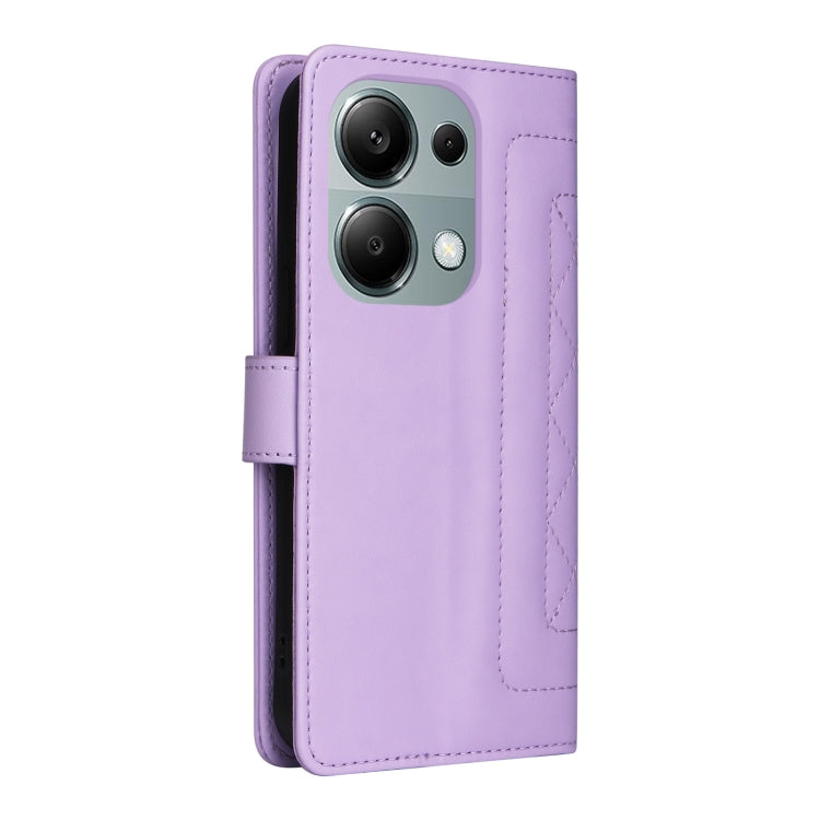 For Xiaomi Redmi Note 13 Pro 4G Diamond Lattice Leather Flip Phone Case