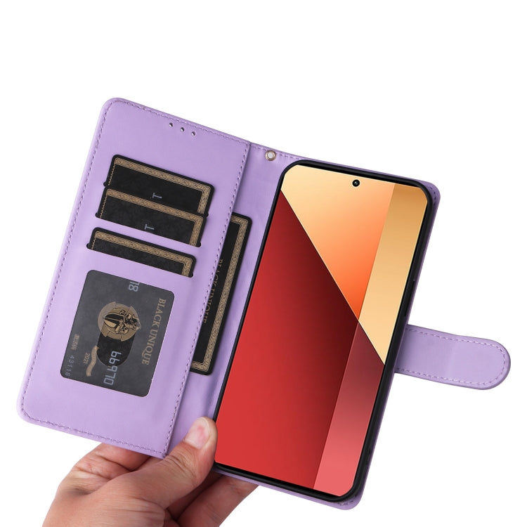 For Xiaomi Redmi Note 13 Pro 4G Diamond Lattice Leather Flip Phone Case