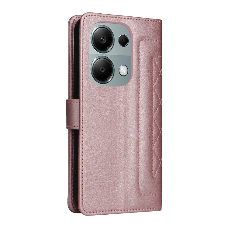 For Xiaomi Redmi Note 13 Pro 4G Diamond Lattice Leather Flip Phone Case